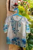 Embroiderd Co-ord set - pearl