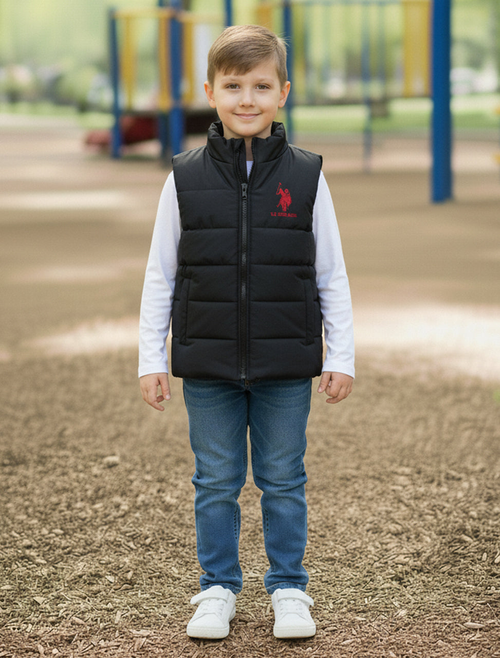 American Polo Quilted Sleeveless Jacket