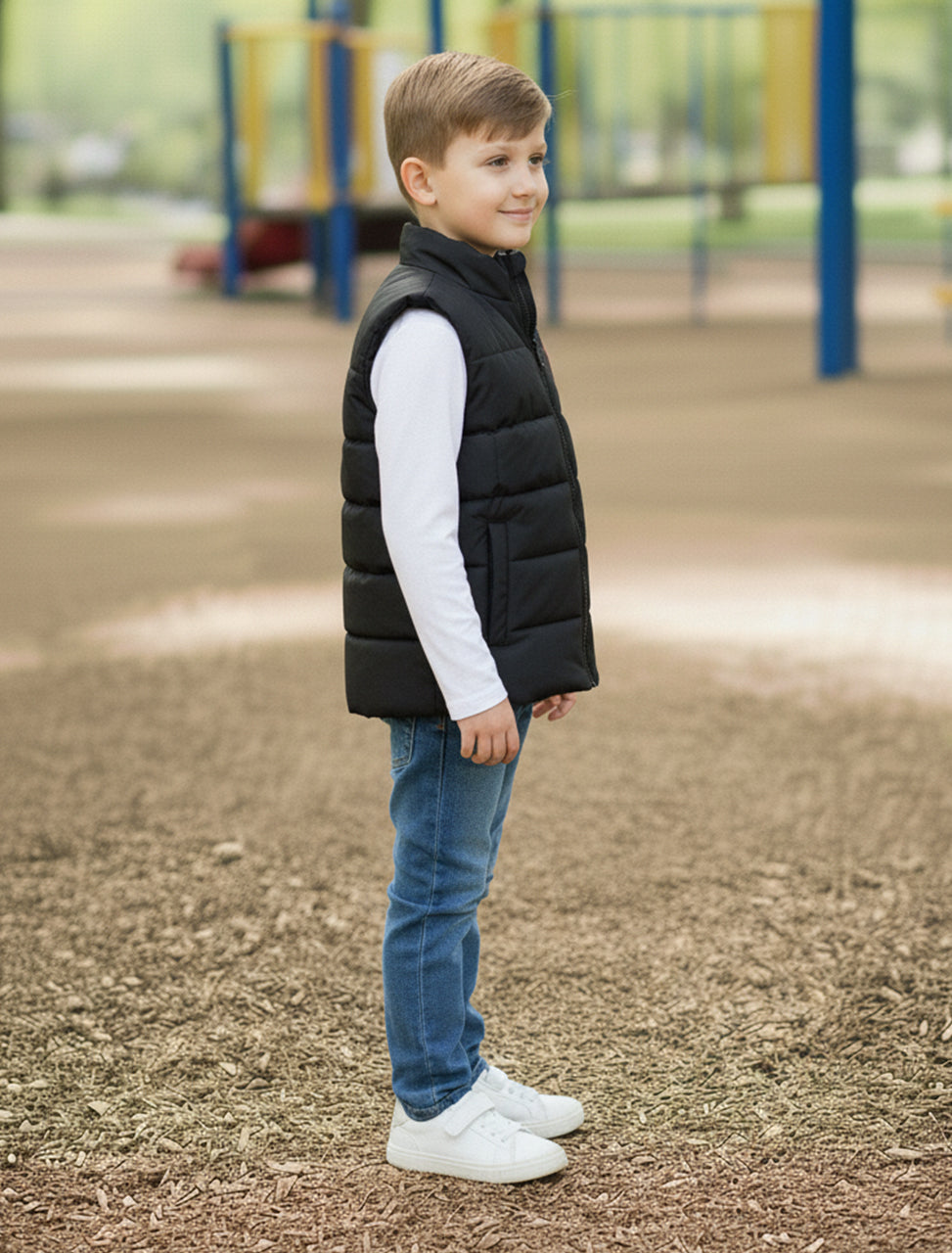 American Polo Quilted Sleeveless Jacket