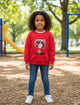 Oh My Curls  Premuim Red Fleece Sweatshirt