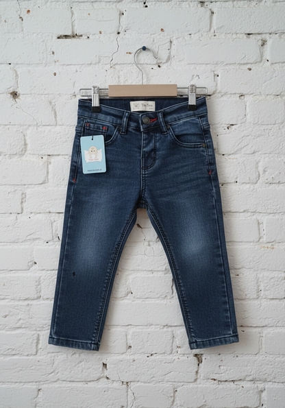 Kids Denim - basic blue with orange tint