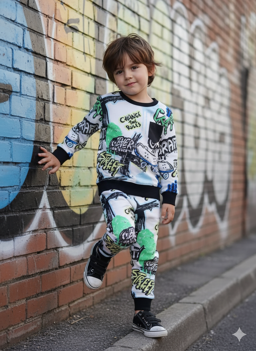 Overall Printed Terry Tracksuit