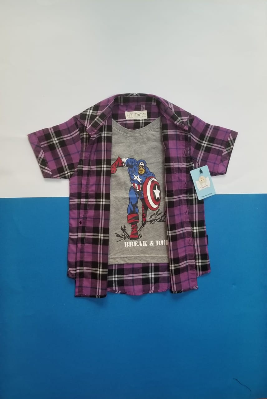 Captain America Double Shirt