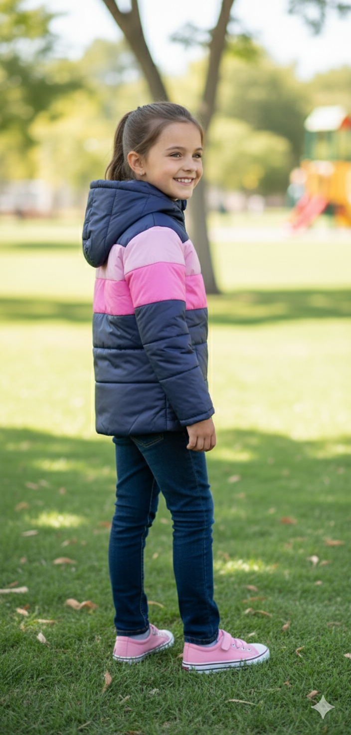 Cotton Candy Quilted Puffer Jacket