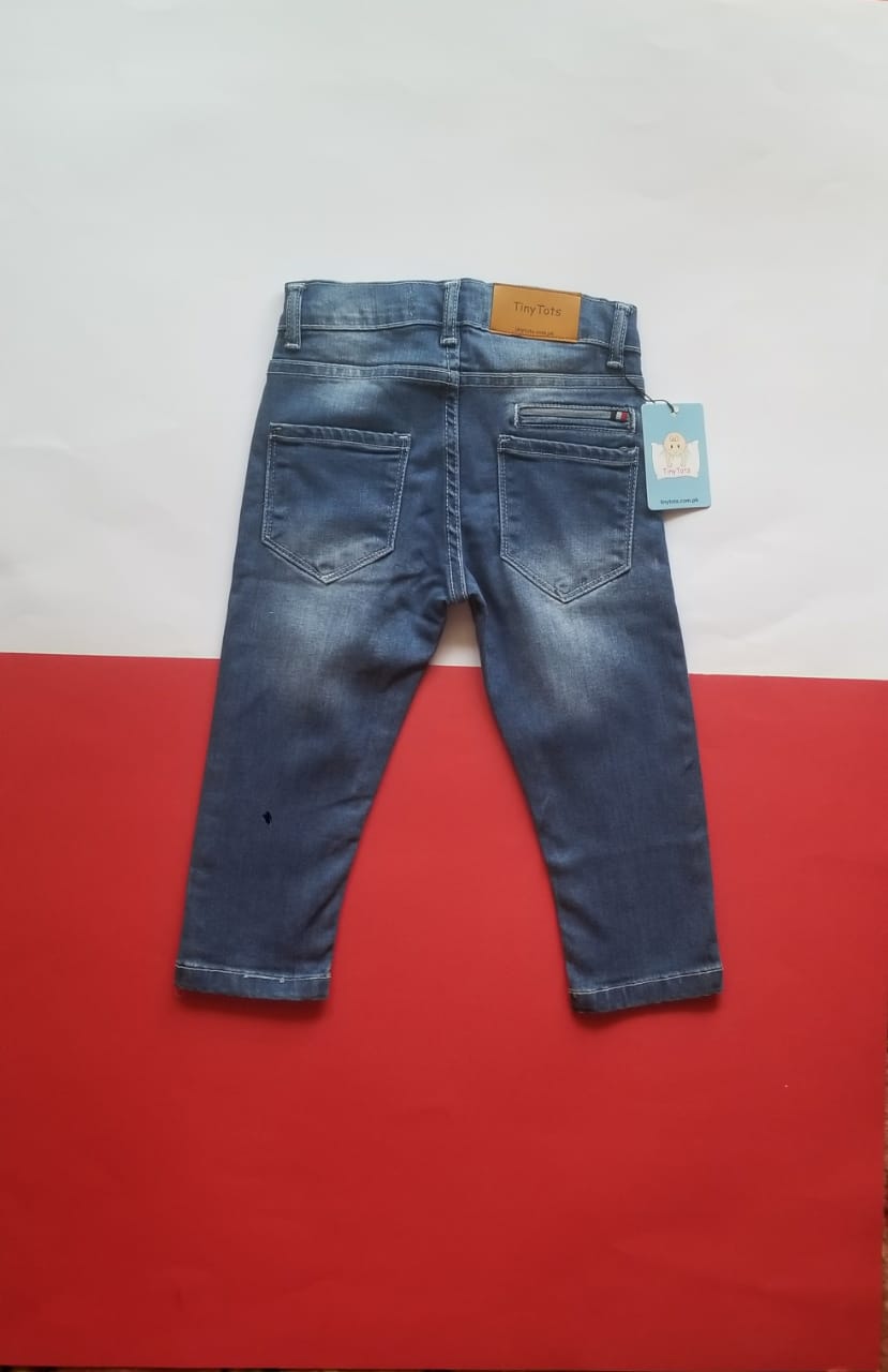 Kids Denim - Basic Blue with red tint