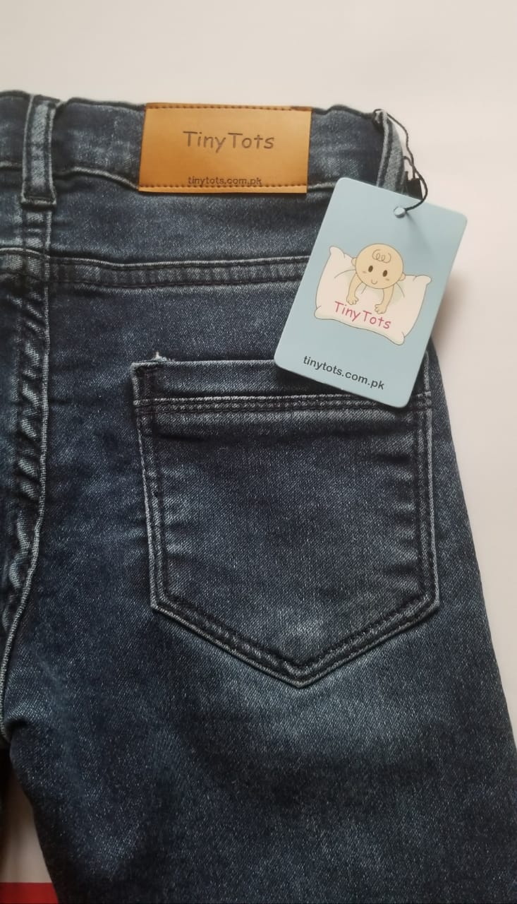 Kids Denim - basic blue with orange tint