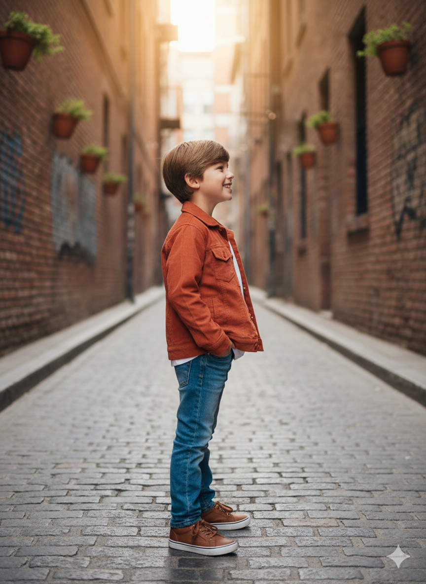 Rust Brown corduroy Inner Furr jacket