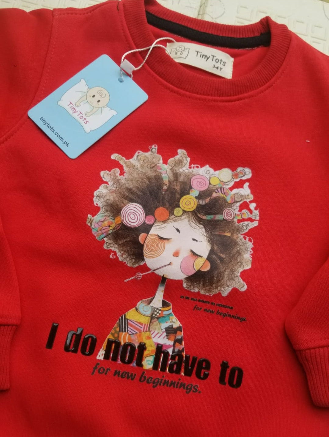 Oh My Curls  Premuim Red Fleece Sweatshirt