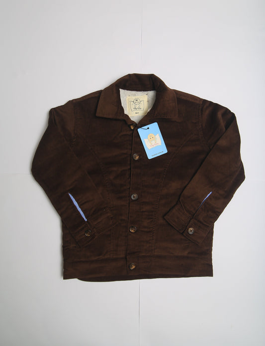 Corduroy Brown jacket with Inner Fur