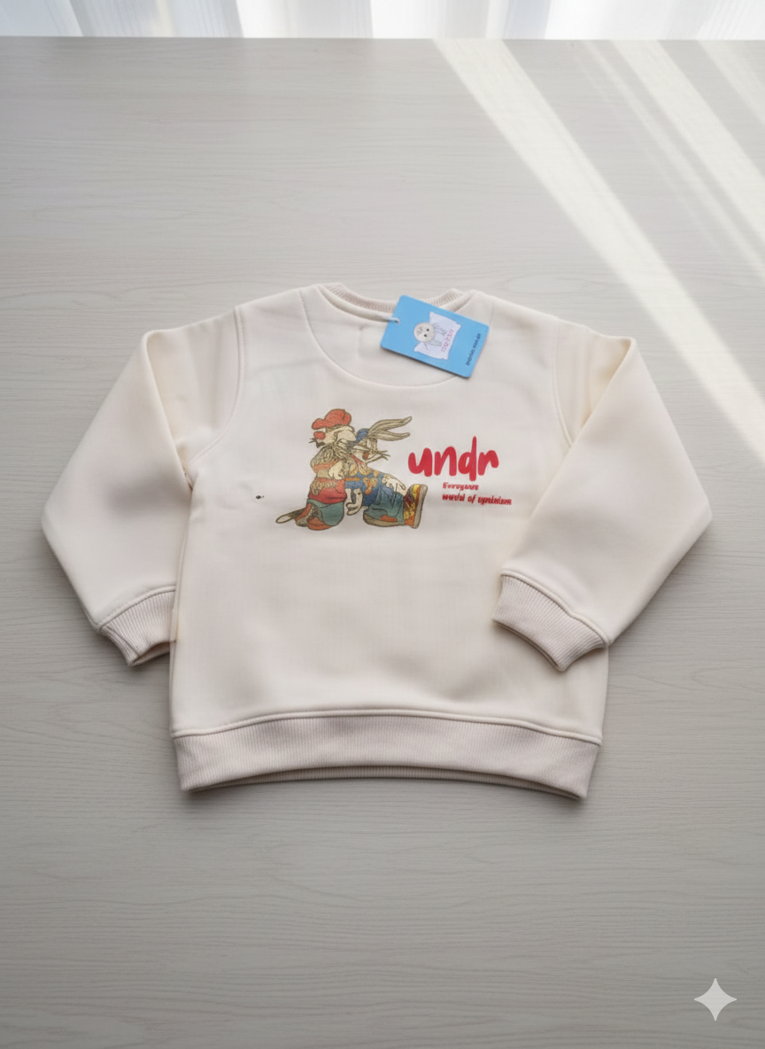 Patpat Rabbit Cream Undr - Premium Fleece SweatShirt