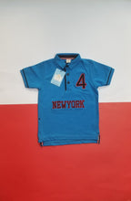 Load image into Gallery viewer, Newyork Boys Polo Shirt - Blue
