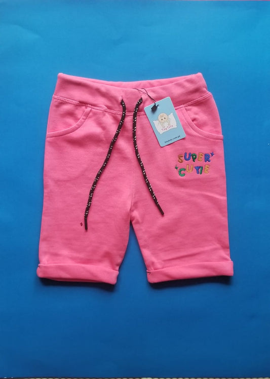 Blush Pink Girls Shorts