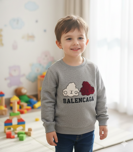 Cloud Grey - Premium Fleece SweatShirt