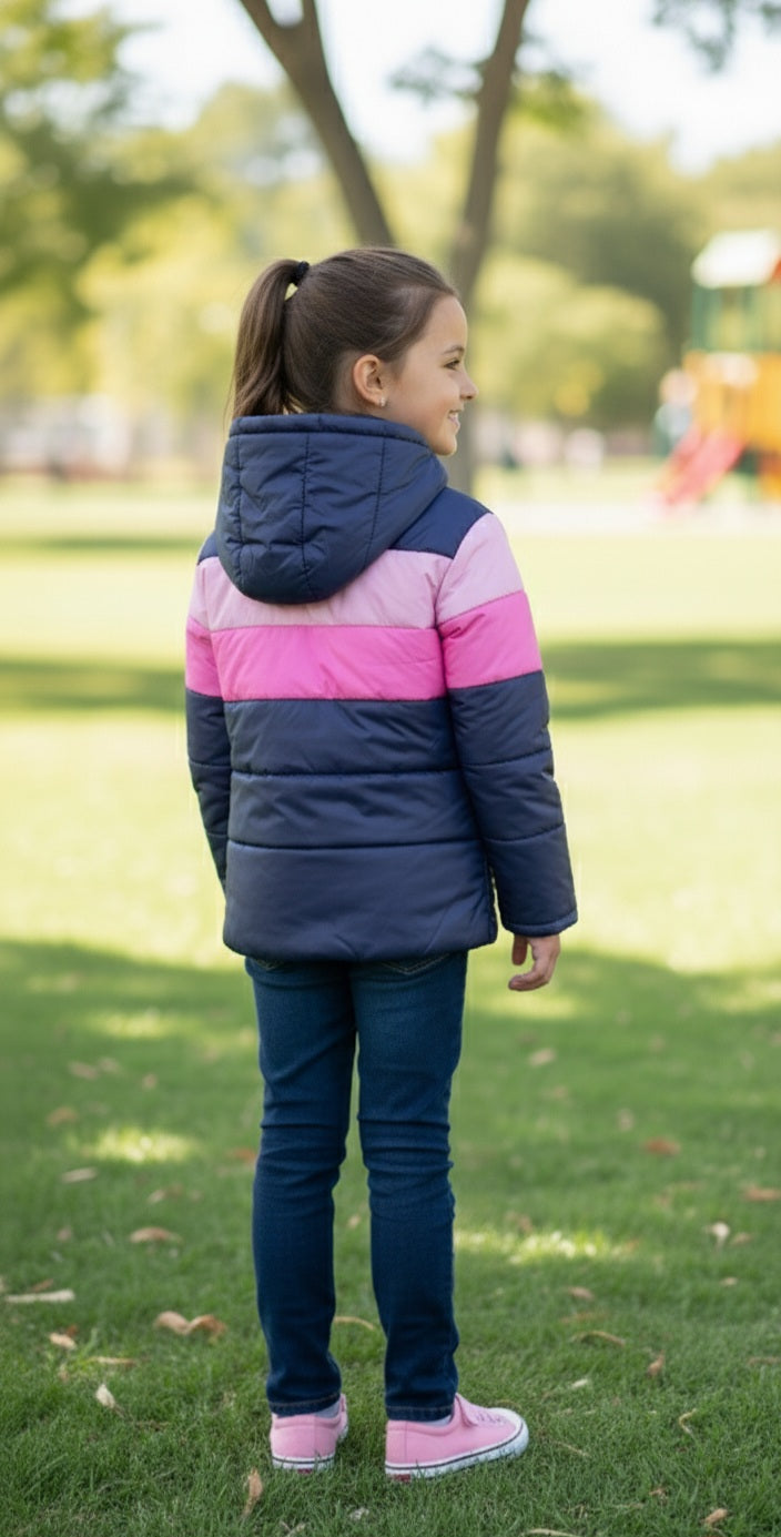 Cotton Candy Quilted Puffer Jacket