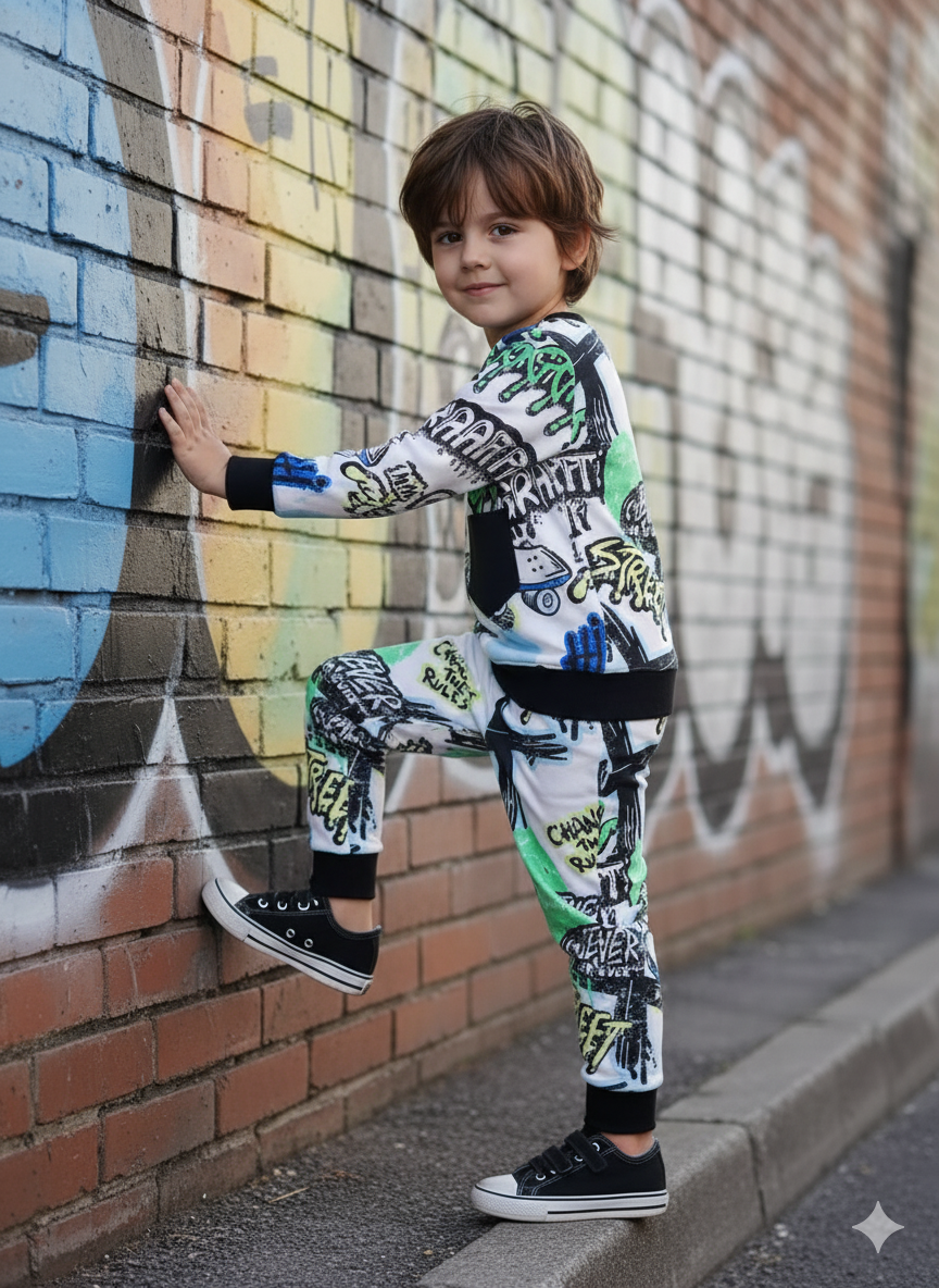 Overall Printed Terry Tracksuit