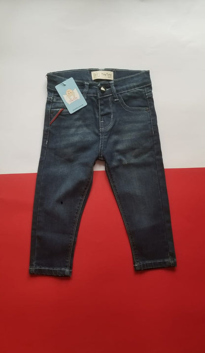 Kids Denim - Dark Blue with red tint