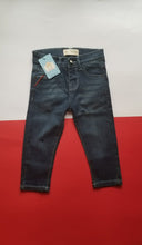 Load image into Gallery viewer, Kids Denim - Dark Blue with red tint

