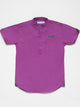 smart casual shirt -   purple