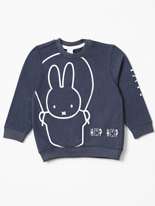 Rabit Hophop Black Fleece Sweat Shirt