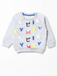 Infants Alphabets Graphic Fleece Sweat Shirt