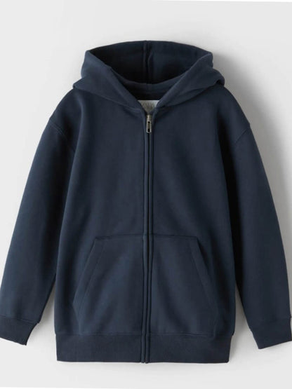Royal Blue Double Fleece Zipper Hoodie