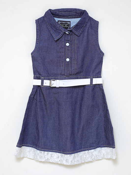 Denim dress - Black