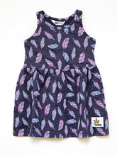 Load image into Gallery viewer, H&amp;M tropical pink &amp; black jersey dress with headband
