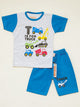 T for Truck graphic suit - blue