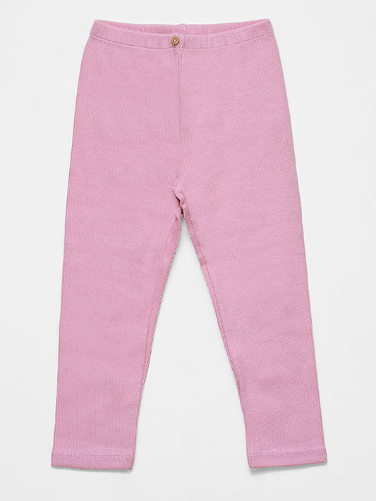 ZARA Pink Ribbed Pajama