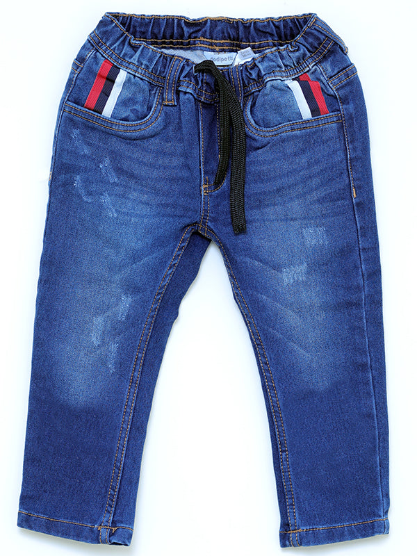 Dodipetto denim side stripe jeans