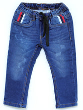 Load image into Gallery viewer, Dodipetto denim side stripe jeans
