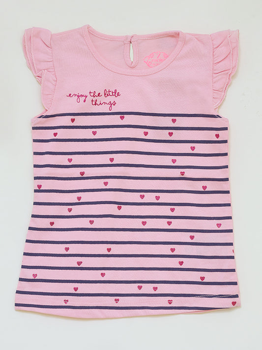 tiny hearts pink girl shirt