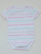 PUMA pink & white striped Romper