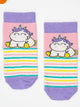 Unicorn Pink & Purple Crew Socks - P17