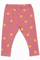 Infants Pink Polka Dots Fleece Ribbed Pajama