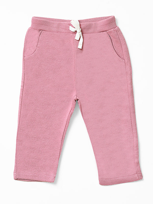 Infants Tea Pink Fleece Pajama