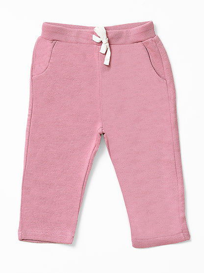 Infants Tea Pink Fleece Pajama
