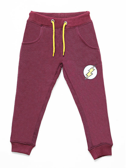 Flash Maroon Fleece Pajama