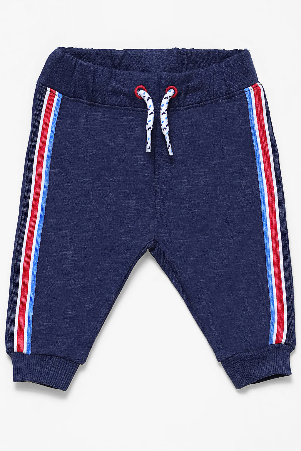 Infants Navy Blue Side Straps Pajama