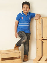 Load image into Gallery viewer, Boys Polo Shirt - Blue
