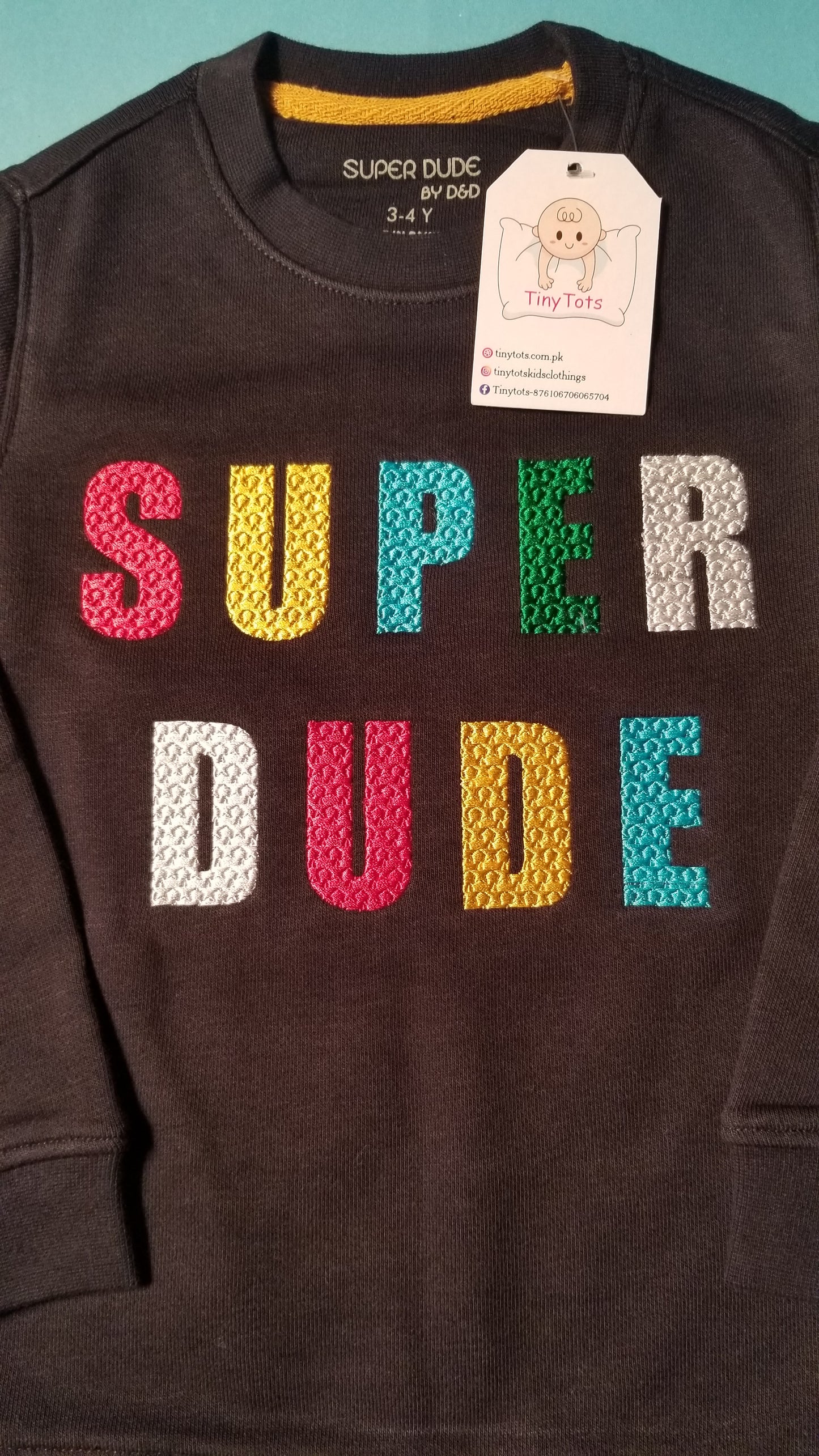 Super Dude Wool Sweat Shirt - 3D Graphic