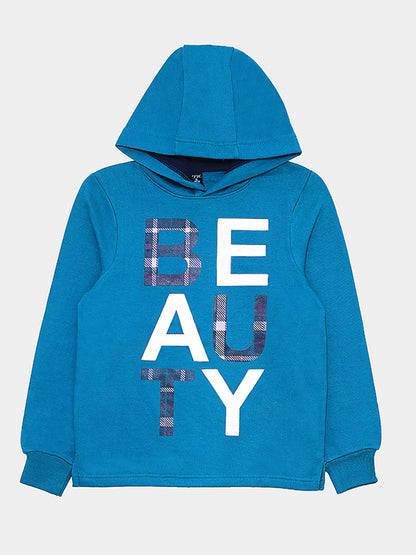 Blue Beauty Fleece Hoodie