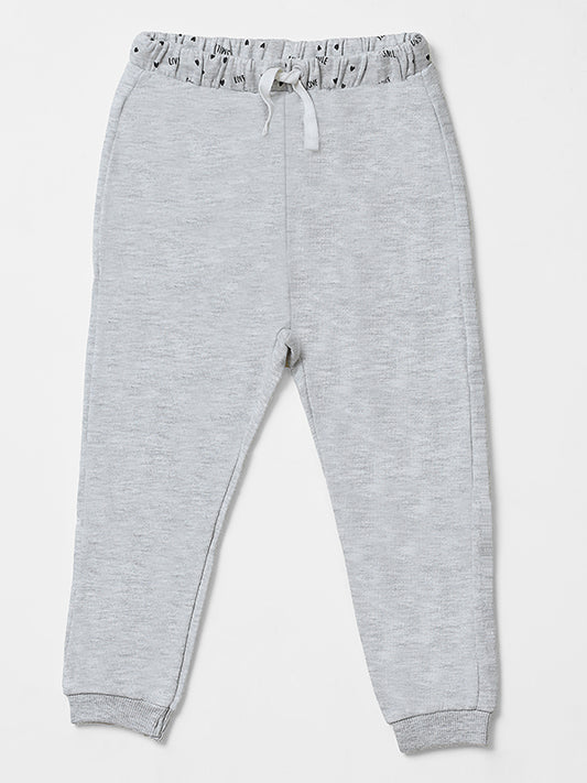 Zara Printed Waist Grey Pajama