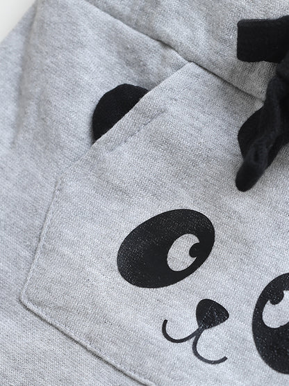 MANGO cotton short - GERY