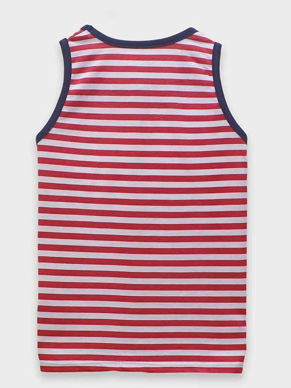 Roll with it - Red Sando Shirt