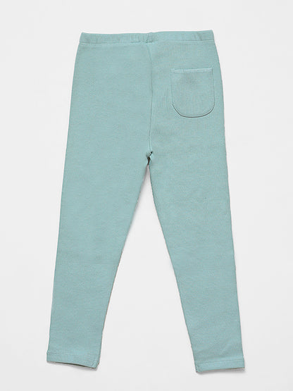 Zara Soft Green Ribbed Pajama