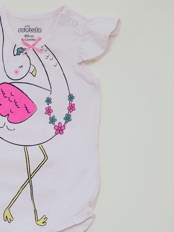 Big Flamingo romper Dress