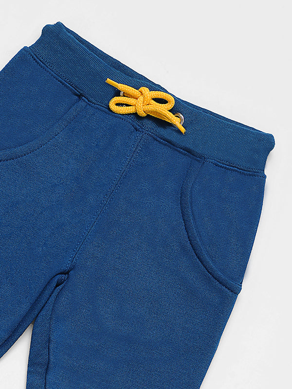 Blue Heavy Machine Graphic Fleece Pajama