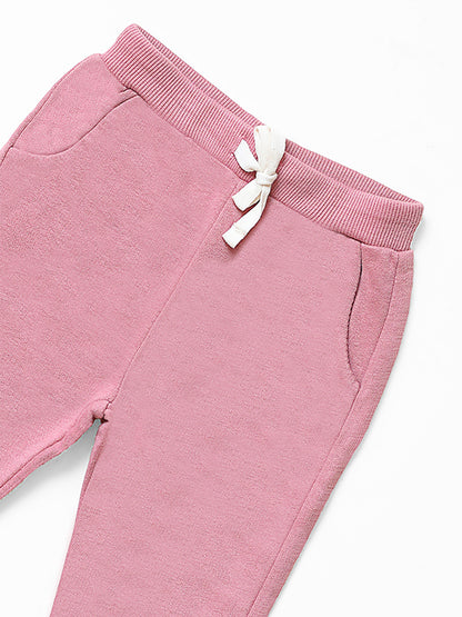 Infants Tea Pink Fleece Pajama