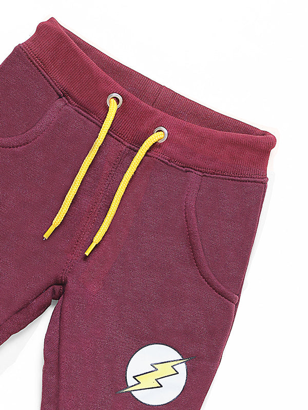 Flash Maroon Fleece Pajama